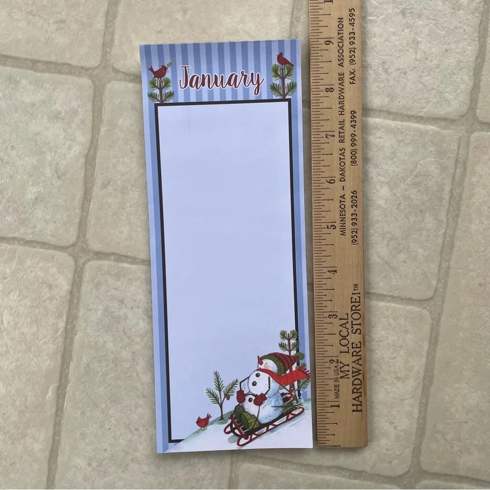 Seasonal Monthly Magnetic Notepad Set